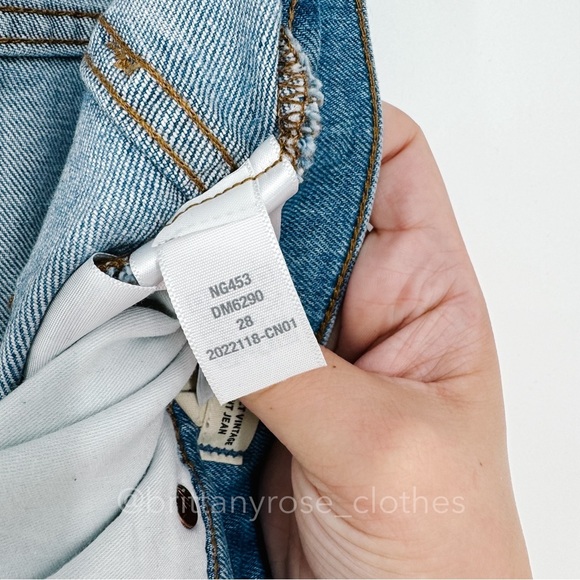 MADEWELL The Perfect Vintage Straight Jean: BCRF Selvedge Edition Mandell NG453 - Picture 4 of 8